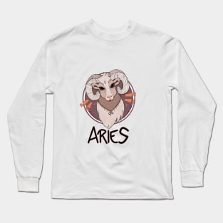 Aries zodiac sign (Men - Women) Naturalness of Fire Long Sleeve T-Shirt